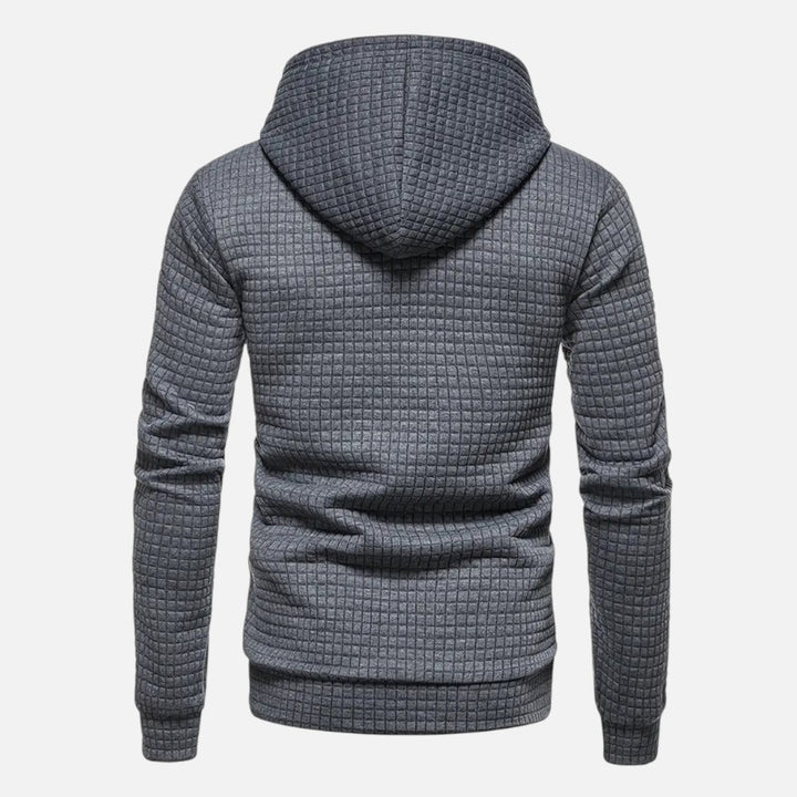 Ariste | Sweat à capuche à manches longues à carreaux bohèmes pour homme