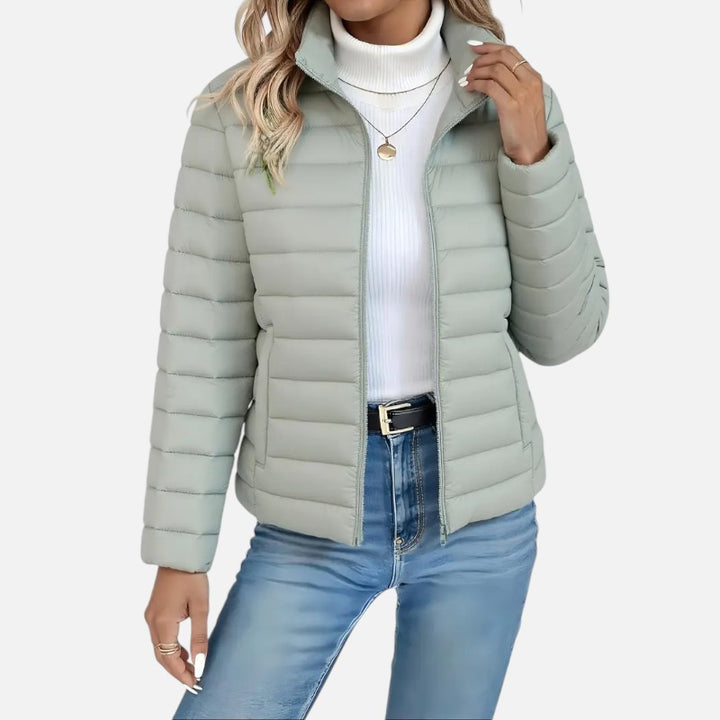 Ariste | Manteau d’hiver léger à col montant pour femme