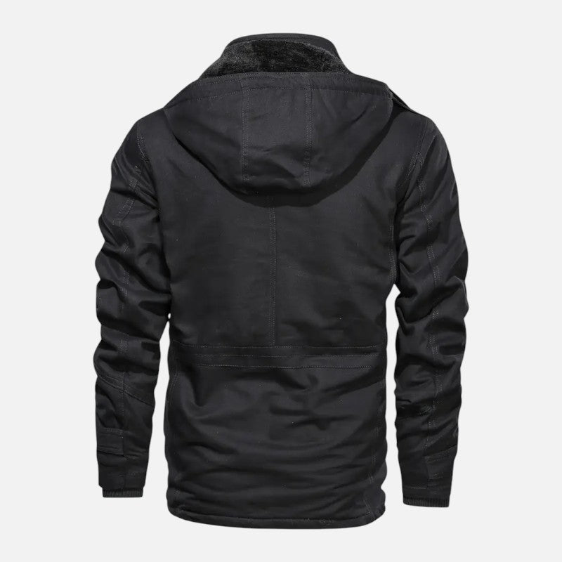 Ariste | Veste coupe-vent doublée polaire pour homme