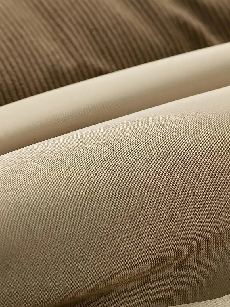 Ariste | Veste détachable à capuche et blocs de couleur chaude