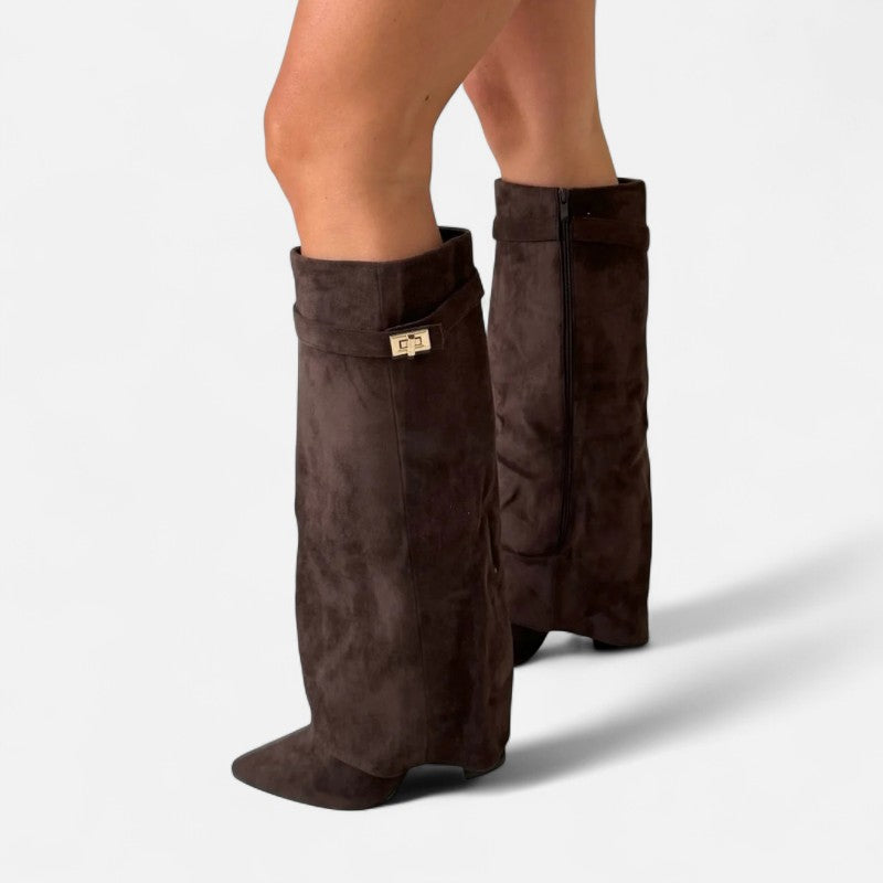 Ariste | Bottes hautes à revers