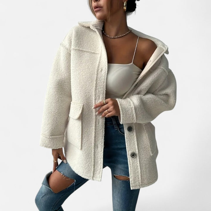 Ariste | Veste teddy décontractée pour femme