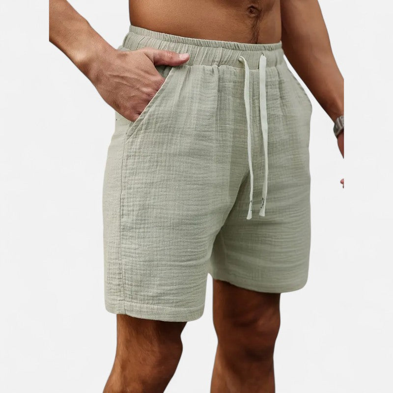 Ariste | Short gaufré léger – Homme