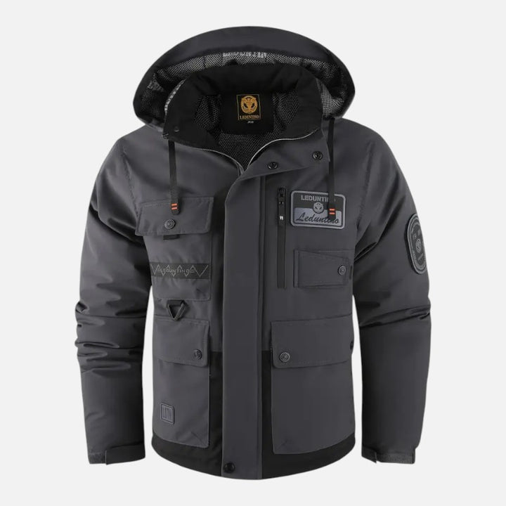Ariste | Veste coupe-vent multi-poches pour homme