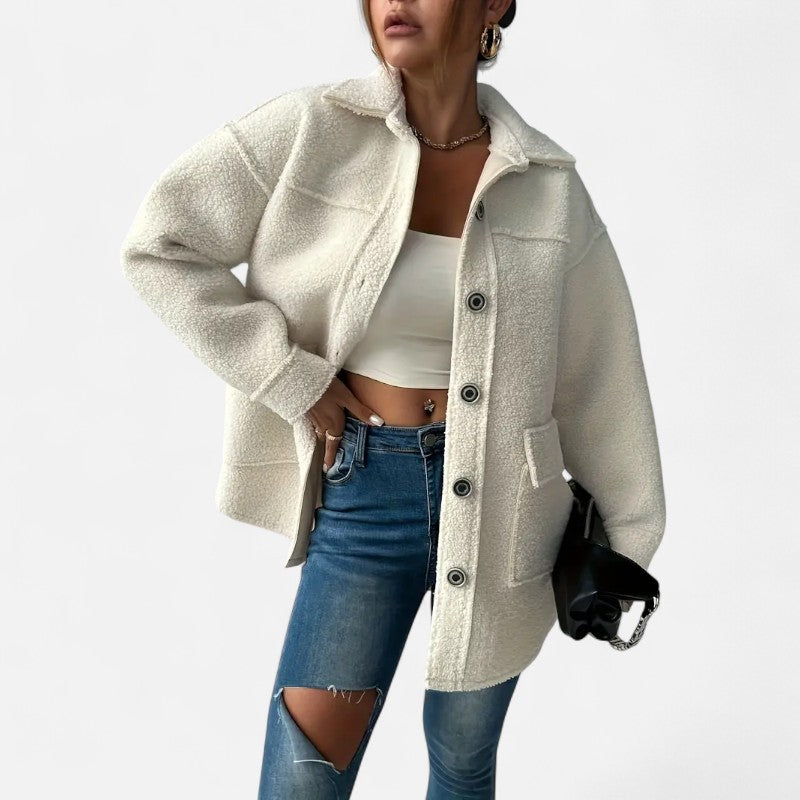 Ariste | Veste teddy décontractée pour femme
