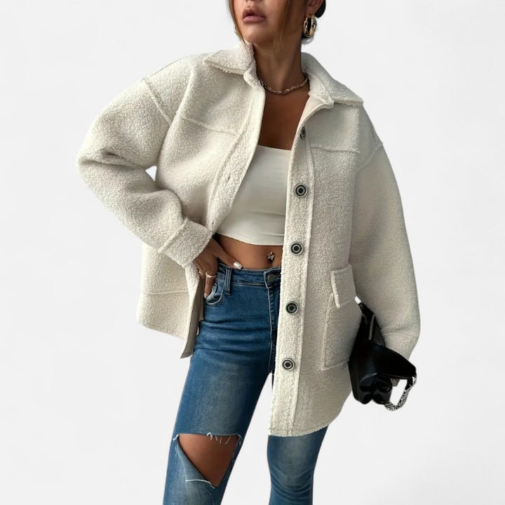 Ariste | Veste teddy décontractée pour femme