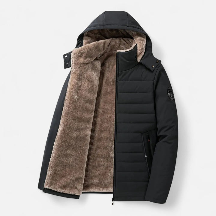 Ariste | Manteau d'hiver à capuche épais pour homme