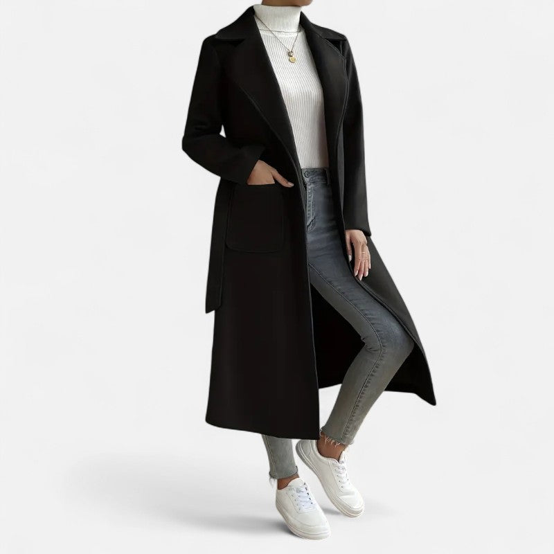 Ariste | Trench-coat élégant à ceinture pour femme