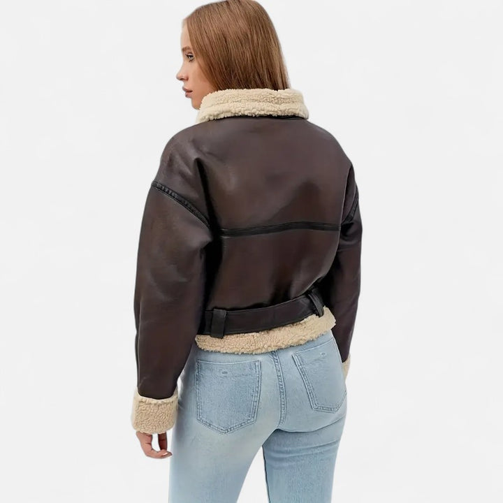 Ariste | Blouson biker revisité pour femme