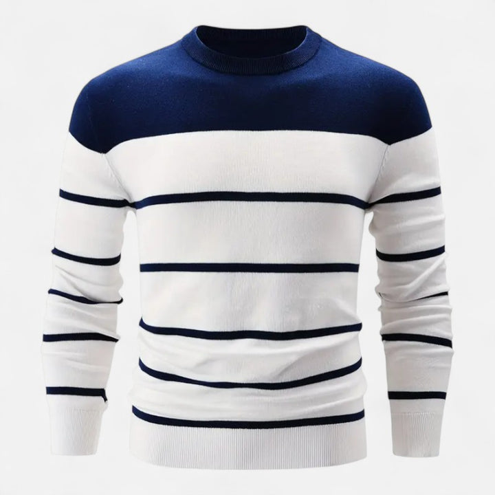 Ariste | Pull-over à manches longues et col rond pour homme