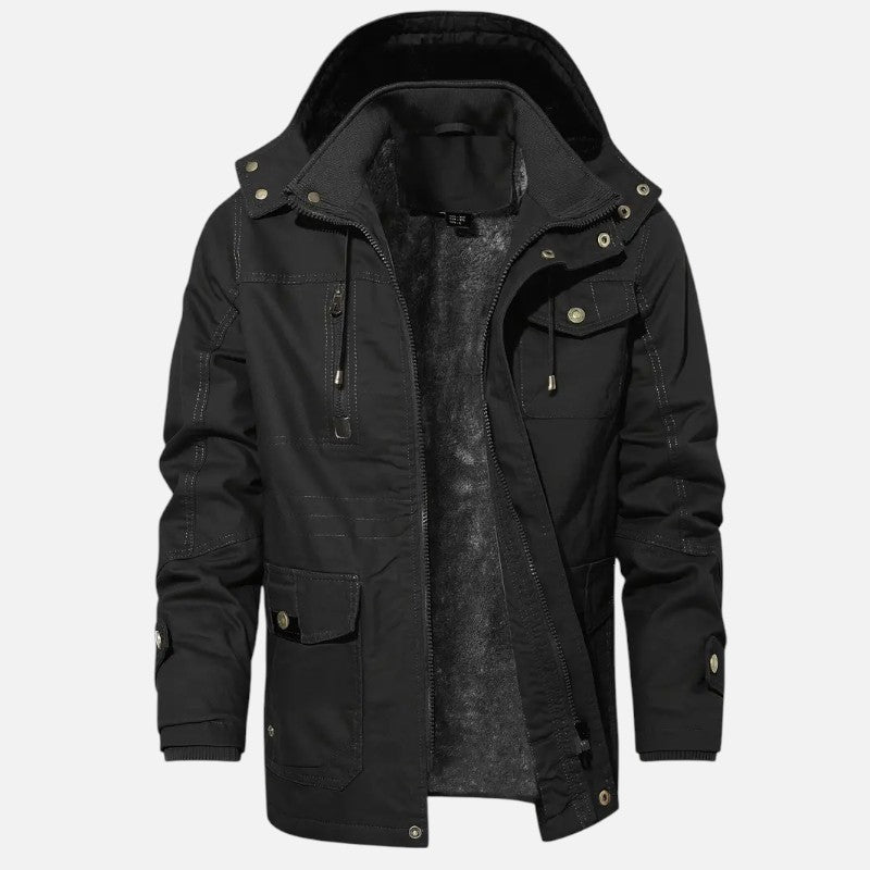 Ariste | Veste coupe-vent doublée polaire pour homme