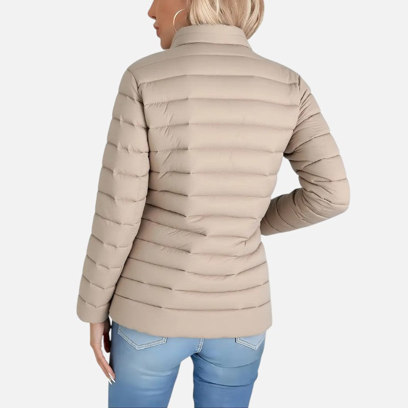 Ariste | Manteau d’hiver léger à col montant pour femme