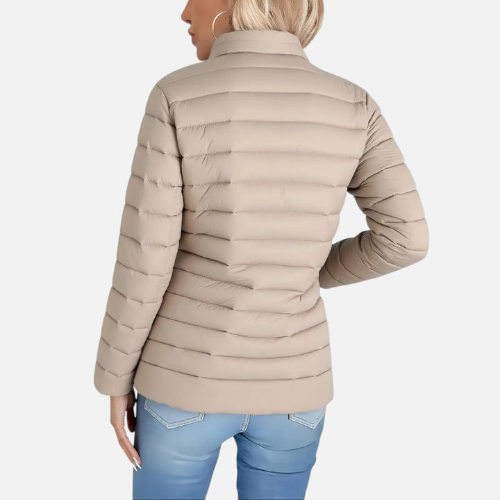Ariste | Manteau d’hiver léger à col montant pour femme