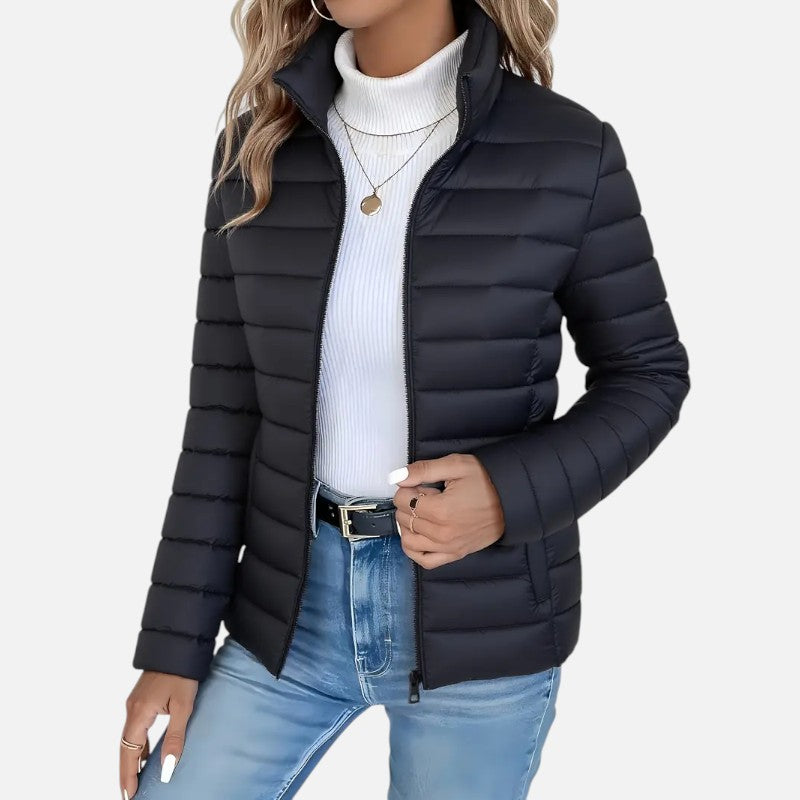 Ariste | Manteau d’hiver léger à col montant pour femme