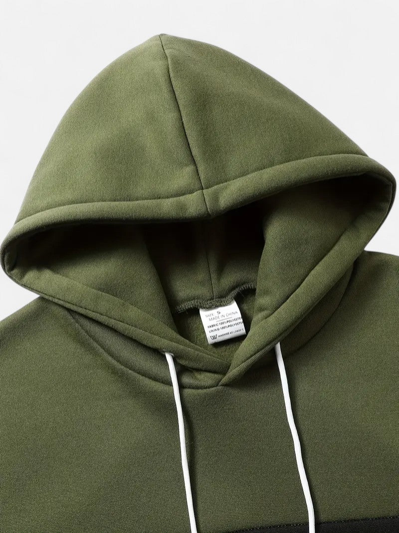 Ariste | Sweat à capuche pour homme avec motif bloc
