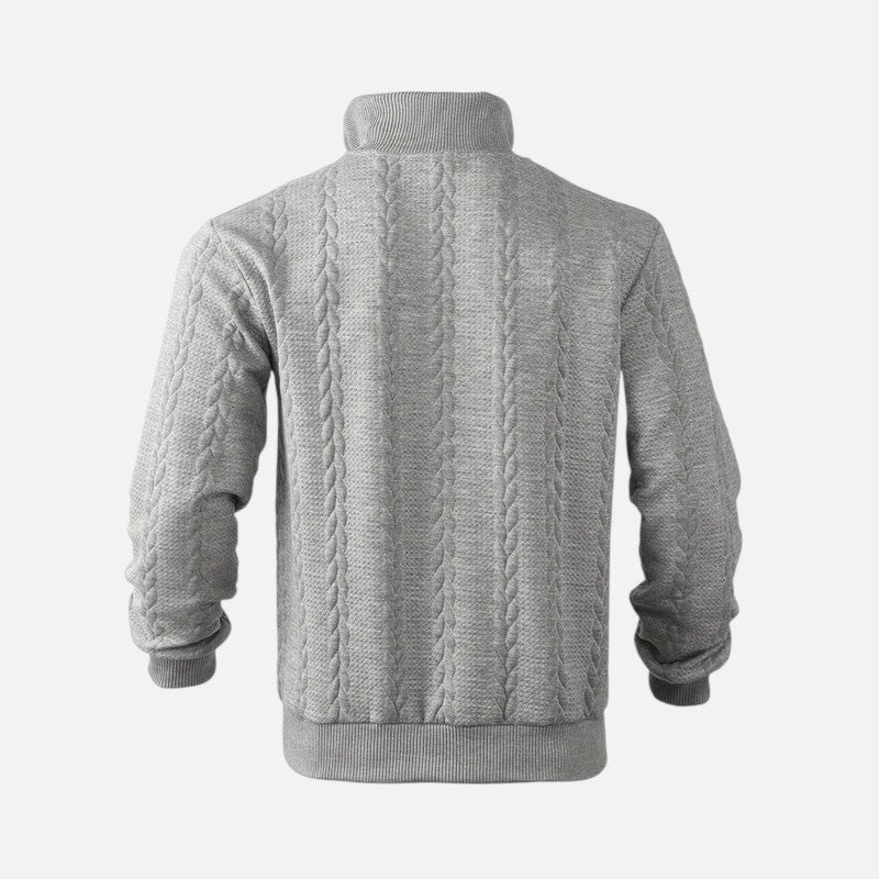 Ariste | Sweat-shirt à manches longues et fermeture éclair pour homme