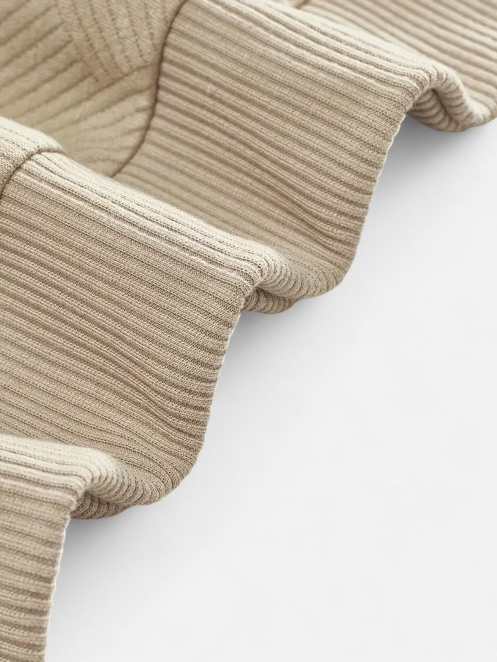 Ariste | Sweat-shirt décontracté à col zippé et rayures pour homme