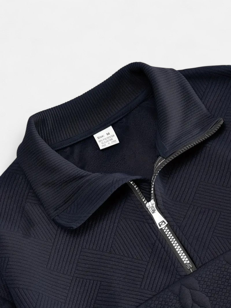 Ariste | Sweat-shirt à manches longues et fermeture éclair pour homme