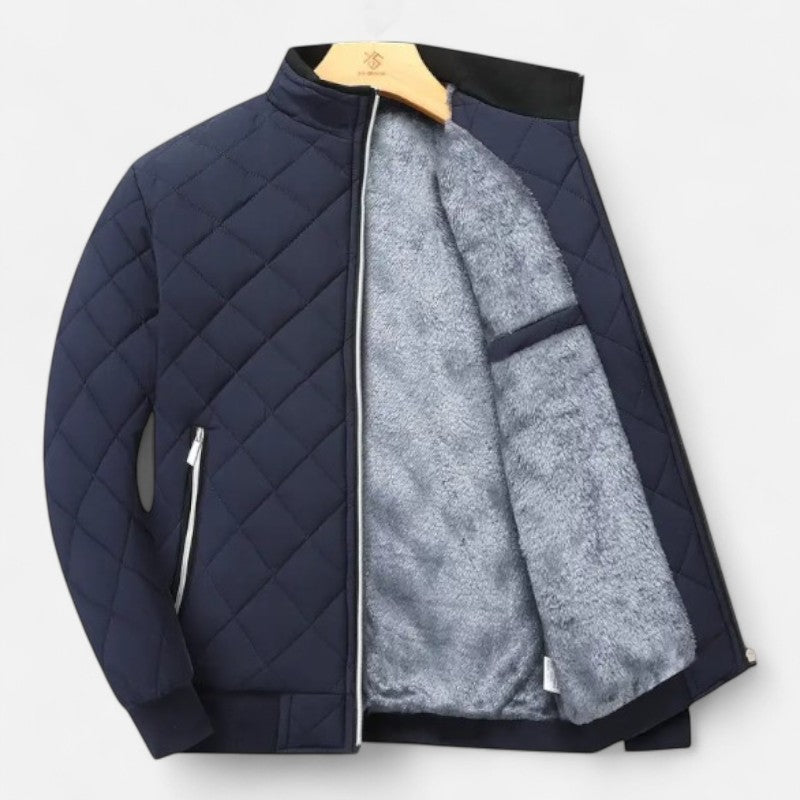 Ariste | Veste d'hiver matelassée doublée polaire pour homme