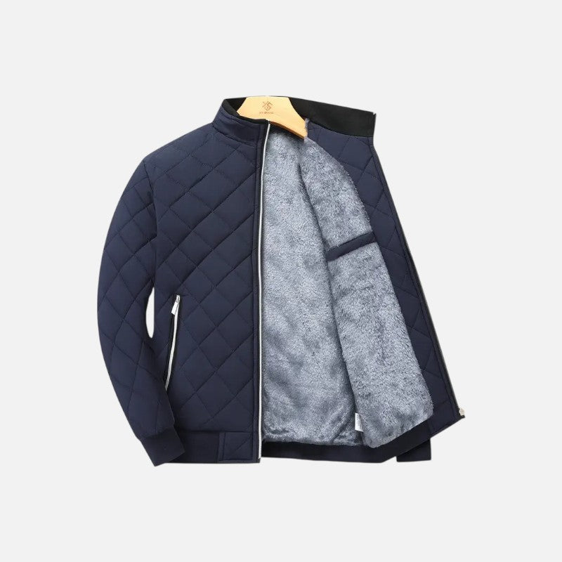 Ariste | Veste d'hiver matelassée doublée polaire pour homme