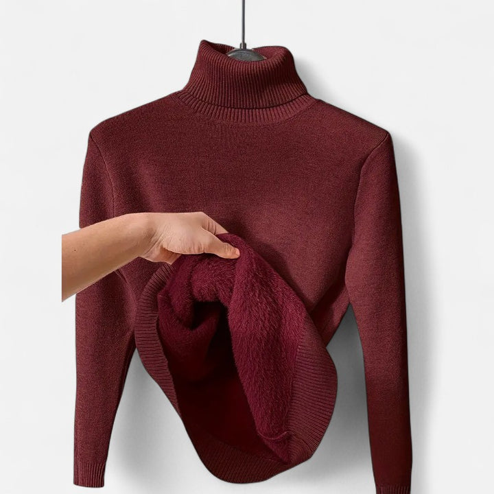 Ariste | Pull Femme à Col Roulé Doux – Coupe Confort