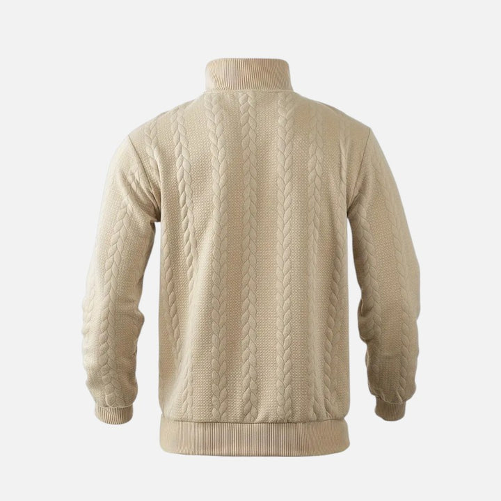 Ariste | Sweat-shirt à manches longues et fermeture éclair pour homme