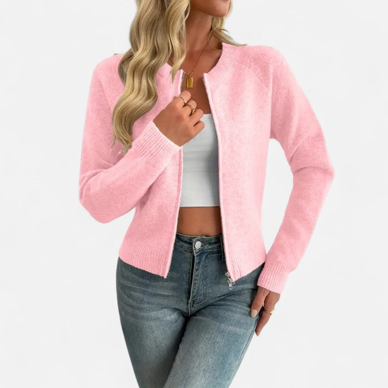 Ariste | Cardigan élégant en fausse fourrure pour femme