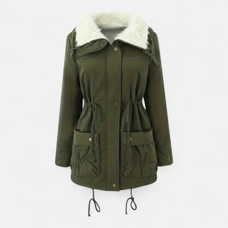 Ariste | Parka mi-longue casual pour femme