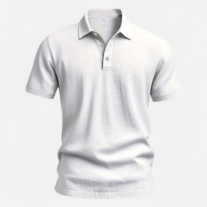 Ariste | Chemise-polo en lin – Homme