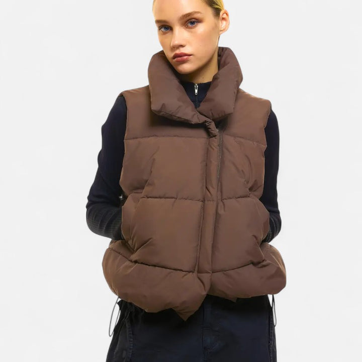 Ariste | Doudoune sans manches oversize pour femme