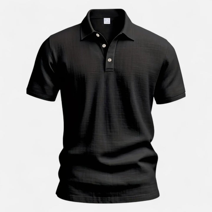 Ariste | Chemise-polo en lin – Homme