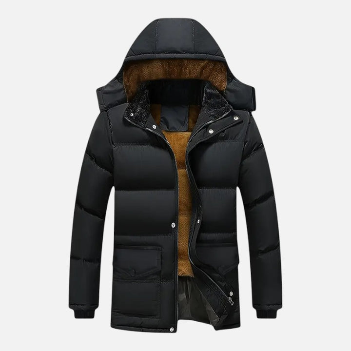 Ariste | Manteau d'hiver épais pour homme avec capuche