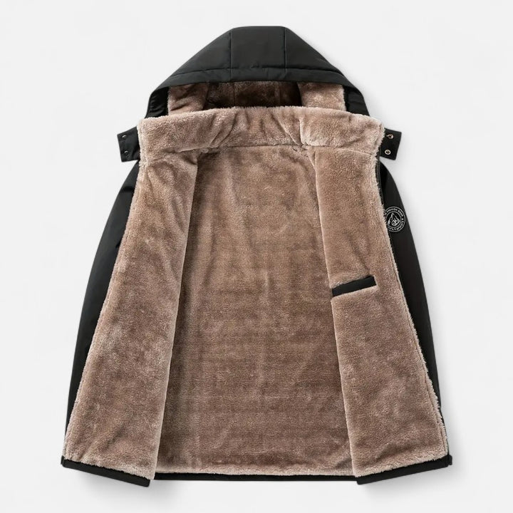 Ariste | Manteau d'hiver à capuche épais pour homme