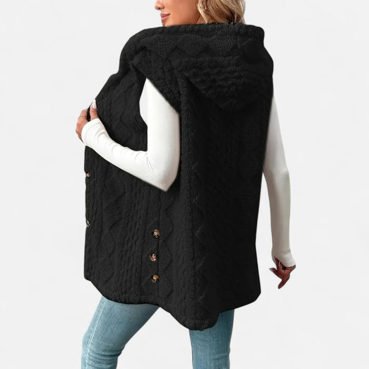 Ariste | Gilet sans manches élégant pour femme en peluche