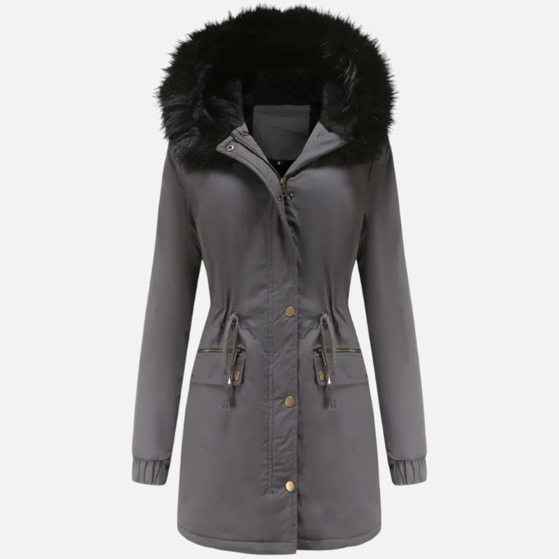 Ariste | Manteau parka pour femme doublé en polaire moelleuse