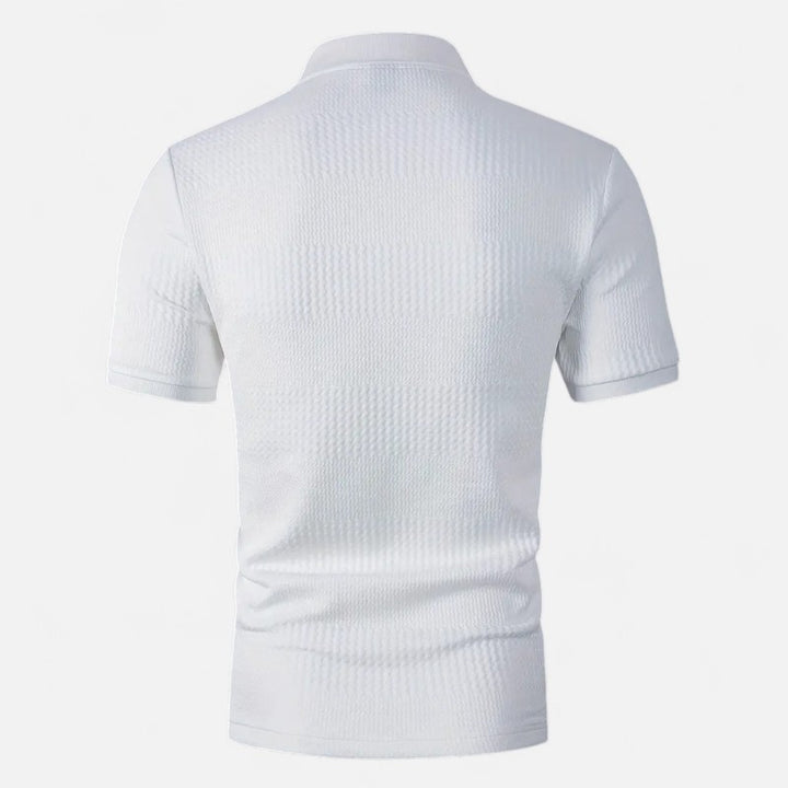 Ariste | Polo texturé à manches courtes pour homme