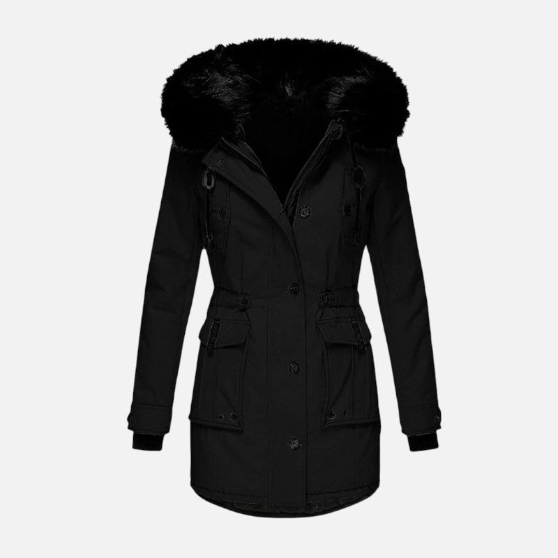 Ariste | Veste Matelassée Imperméable avec Capuche pour Femmes