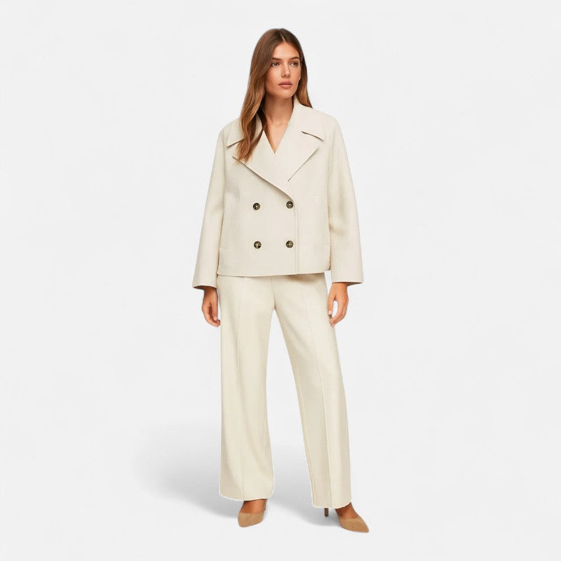 Ariste | Veste Minimaliste Cintrée pour Femme