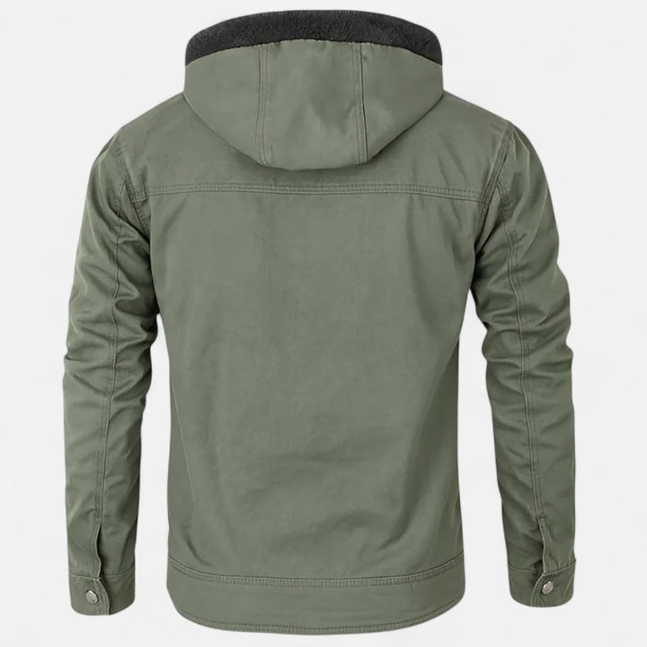 Ariste | Veste pour homme avec capuche et fermeture éclair – élégante et polyvalente