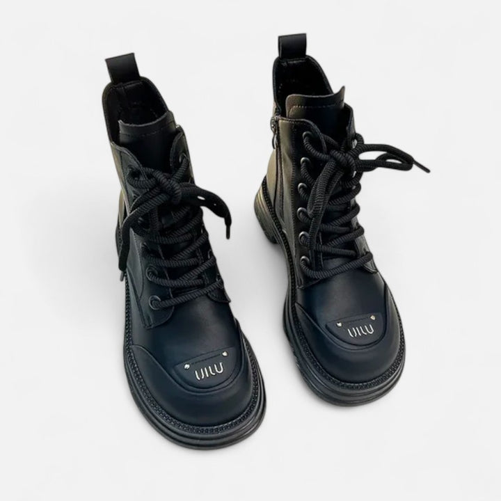 Ariste | Bottes Durables à Lacets pour Femmes Toutes Saisons