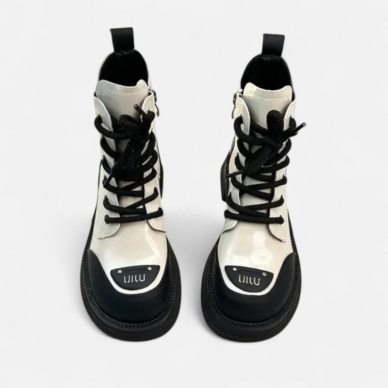 Ariste | Bottes Durables à Lacets pour Femmes Toutes Saisons