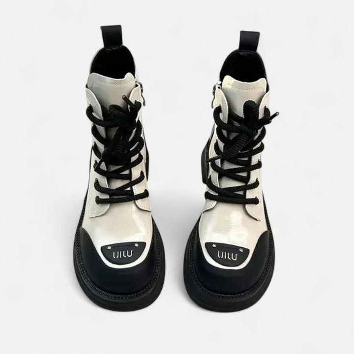 Ariste | Bottes Durables à Lacets pour Femmes Toutes Saisons