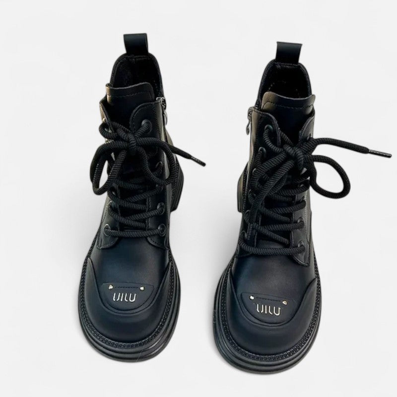Ariste | Bottes Durables à Lacets pour Femmes Toutes Saisons