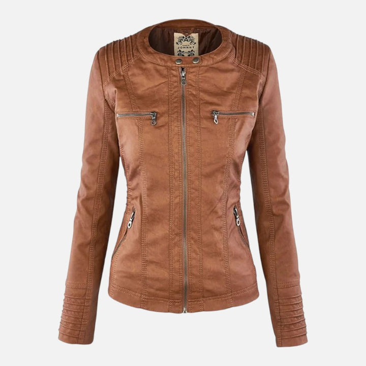Ariste | Veste en Cuir avec Capuche