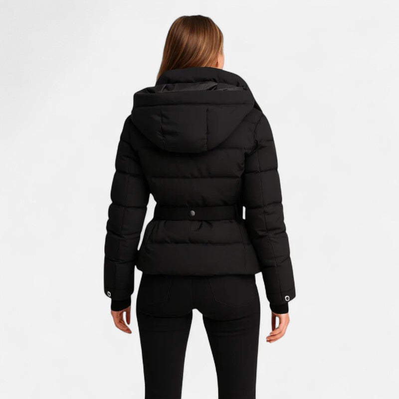Ariste | Doudoune à ceinture imperméable pour femme