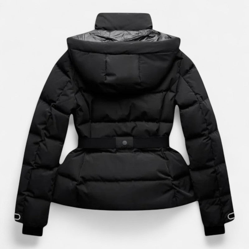 Ariste | Doudoune à ceinture imperméable pour femme