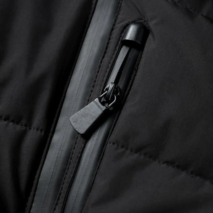 Ariste | Doudoune à ceinture imperméable pour femme