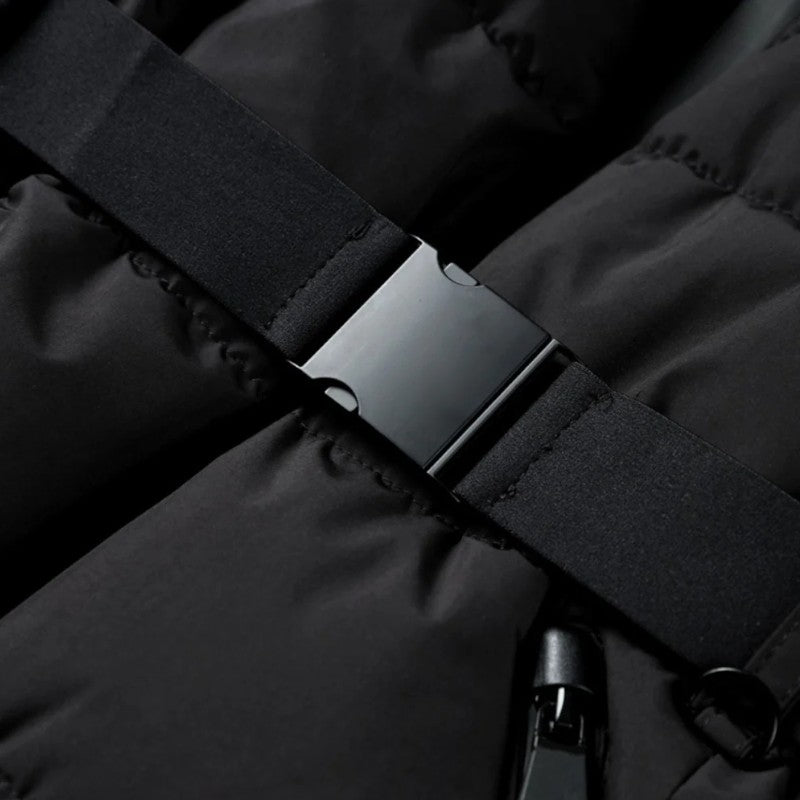 Ariste | Doudoune à ceinture imperméable pour femme