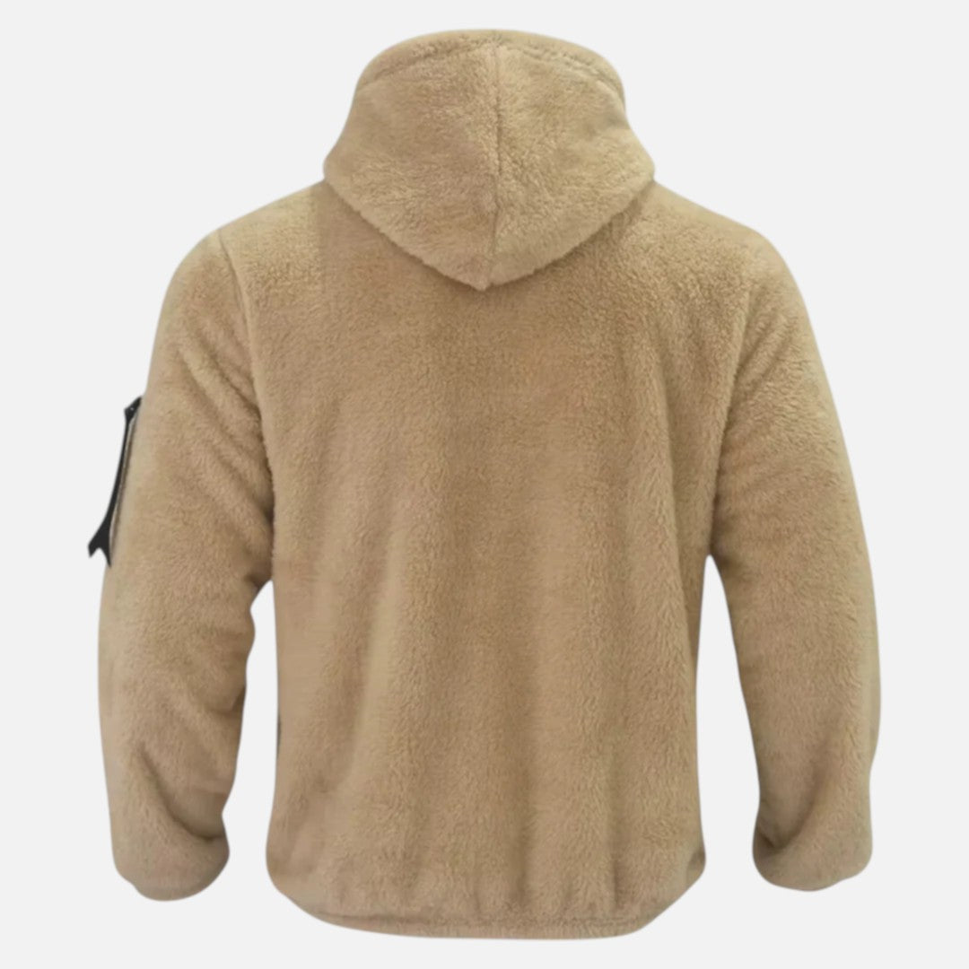 Ariste | Veste à capuche double polaire
