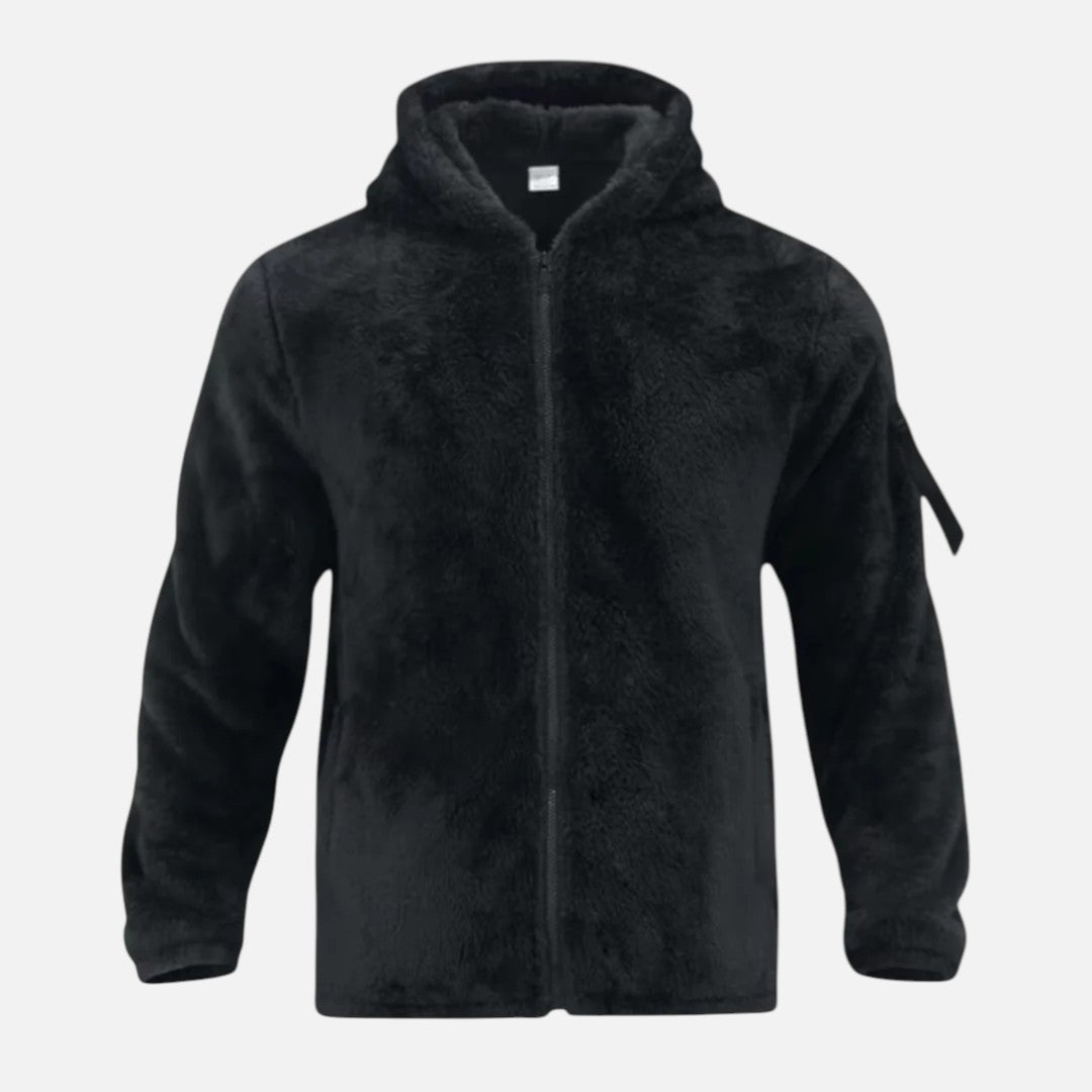 Ariste | Veste à capuche double polaire